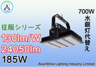 185W　24050lm　130lm/W