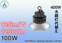 100W  12500lm 125lm/W