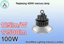 100W 12500lm 125lm/W