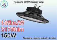150W 21750lm 145lm/W