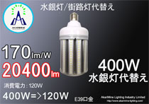 120W     20400LM     E39